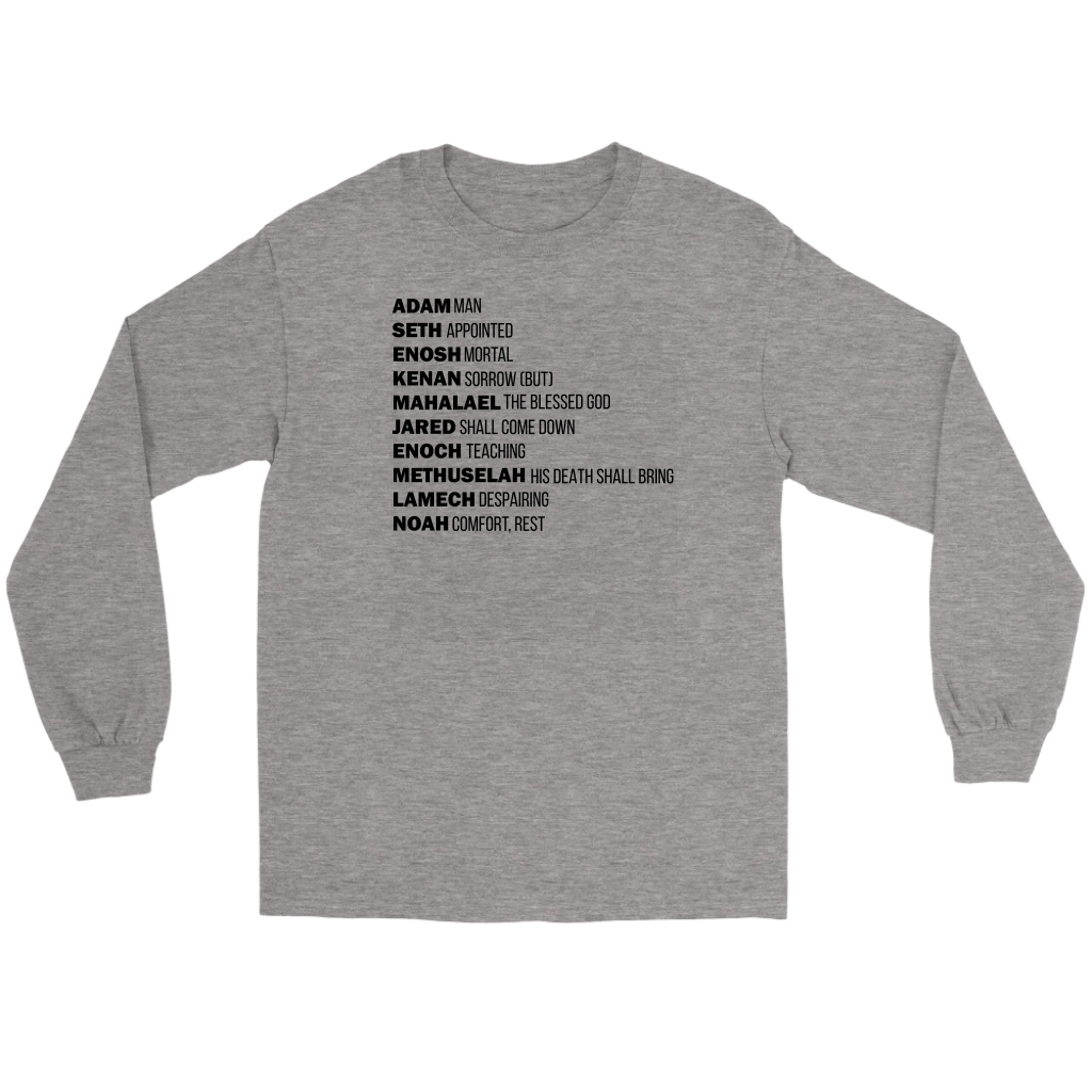 God's Plan From The Beginning Men's T-Shirt Part 1