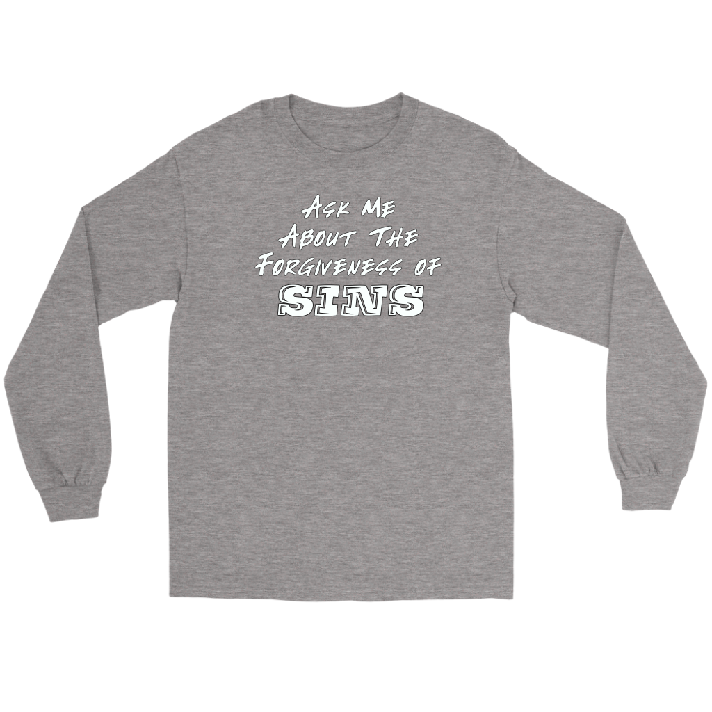 Ask Me About The Forgiveness of Sins Men's T-Shirt Part 2