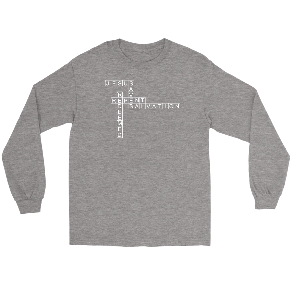 Jesus Crossword Puzzle Men's T-Shirt Part 2