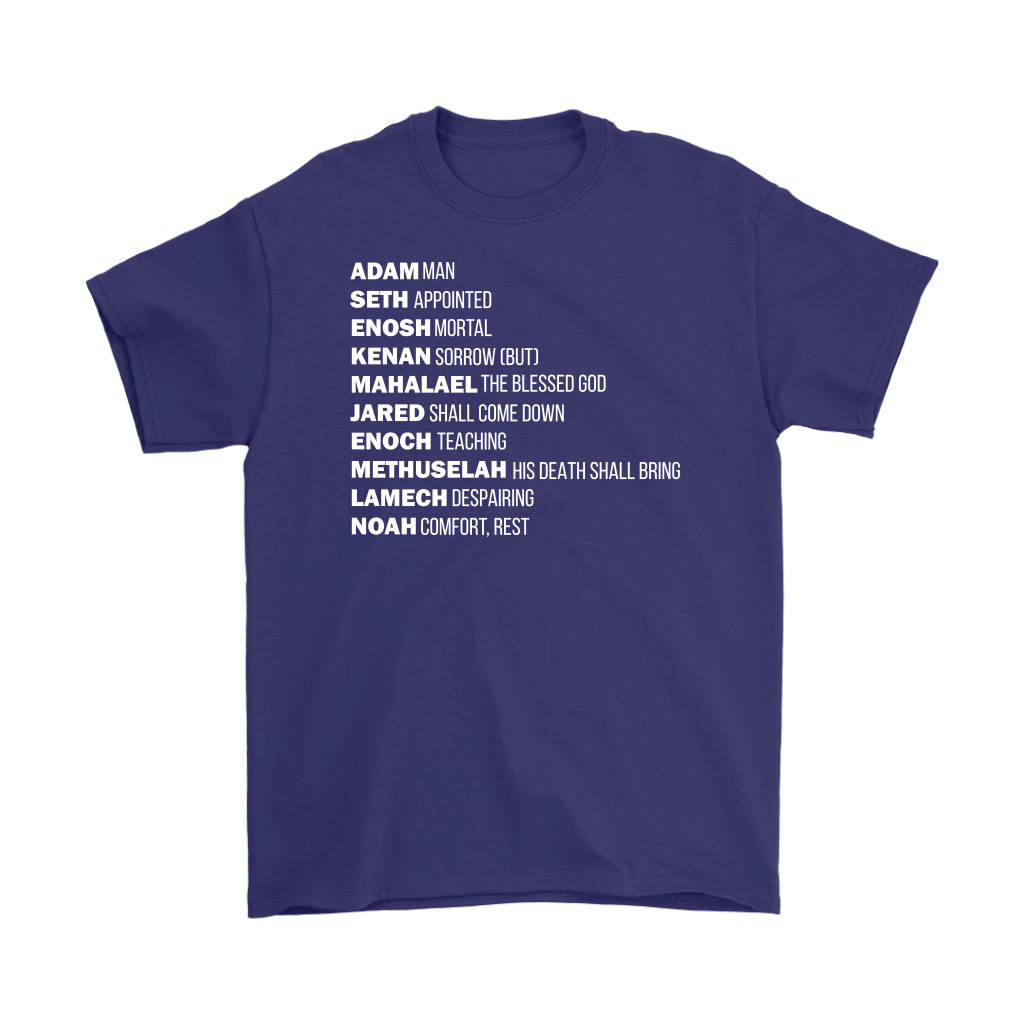 God's Plan From The Beginning Men's T-Shirt Part 1