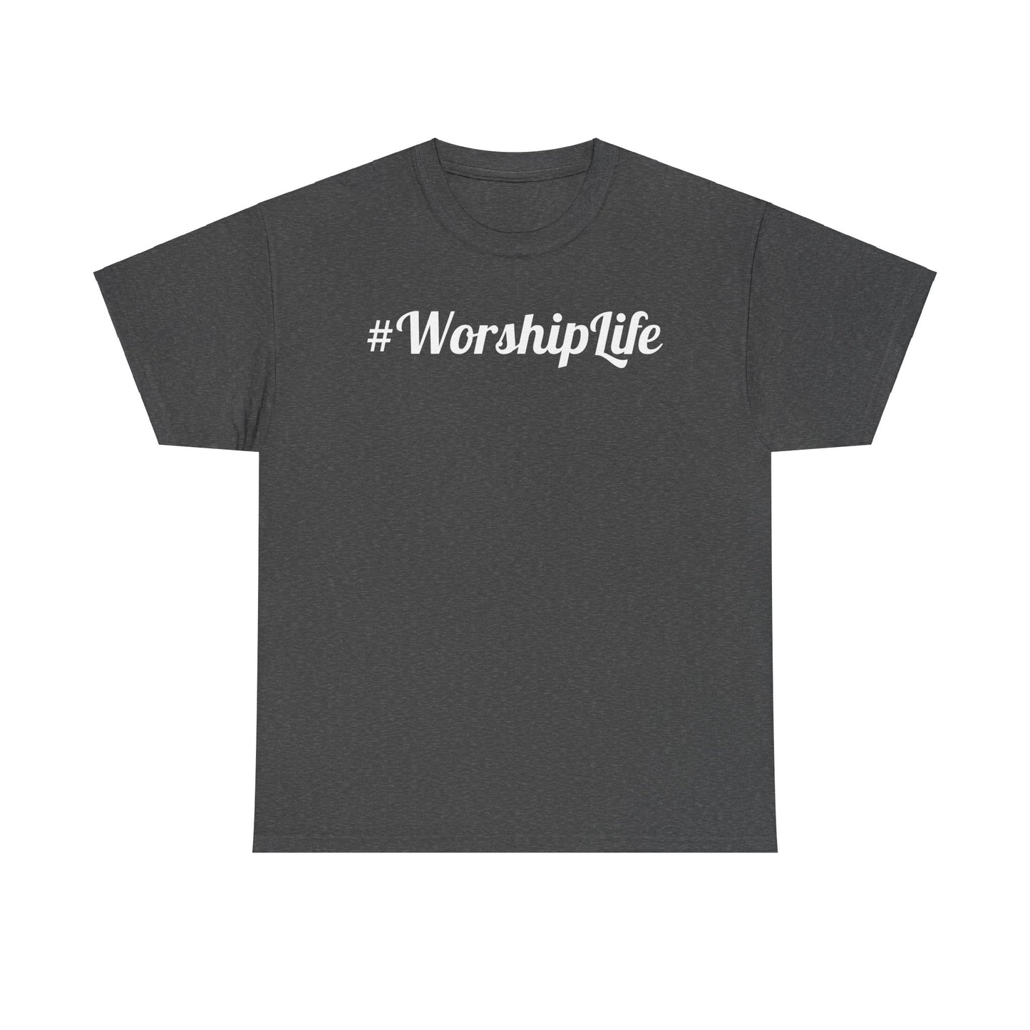 #WorshipLife Version 2 Unisex Heavy Cotton Tee