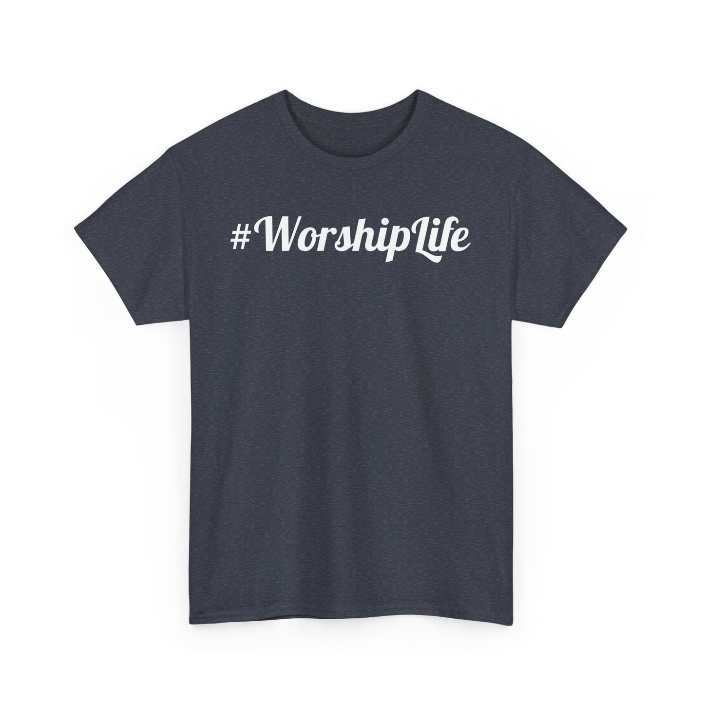 #WorshipLife Version 2 Unisex Heavy Cotton Tee