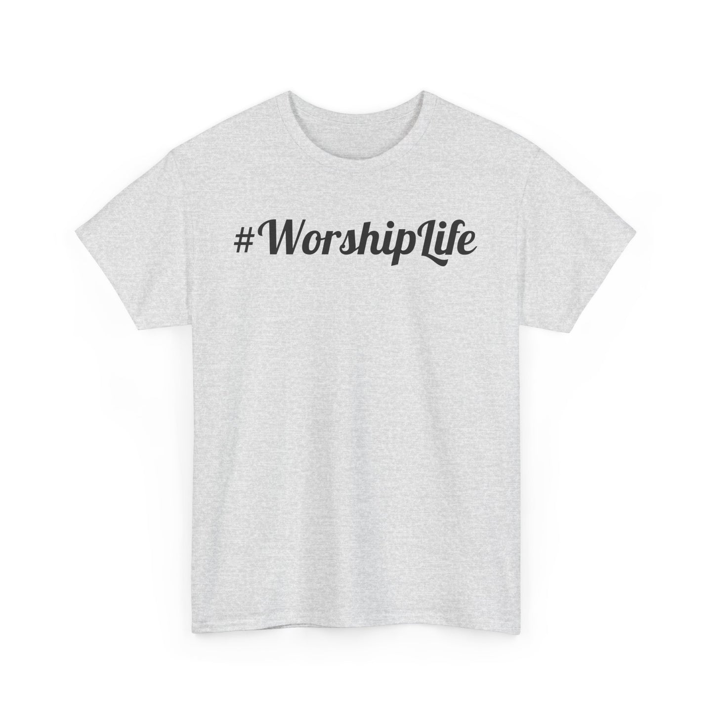 #WorshipLife Version 1 Unisex Heavy Cotton Tee