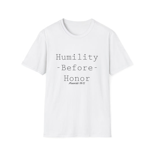 Humility Before Honor Proverbs 18:12 Women’s T-Shirt Part 1