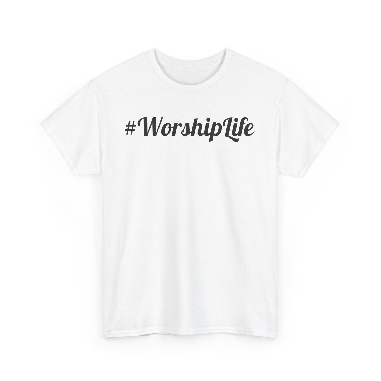 #WorshipLife Version 1 Unisex Heavy Cotton Tee