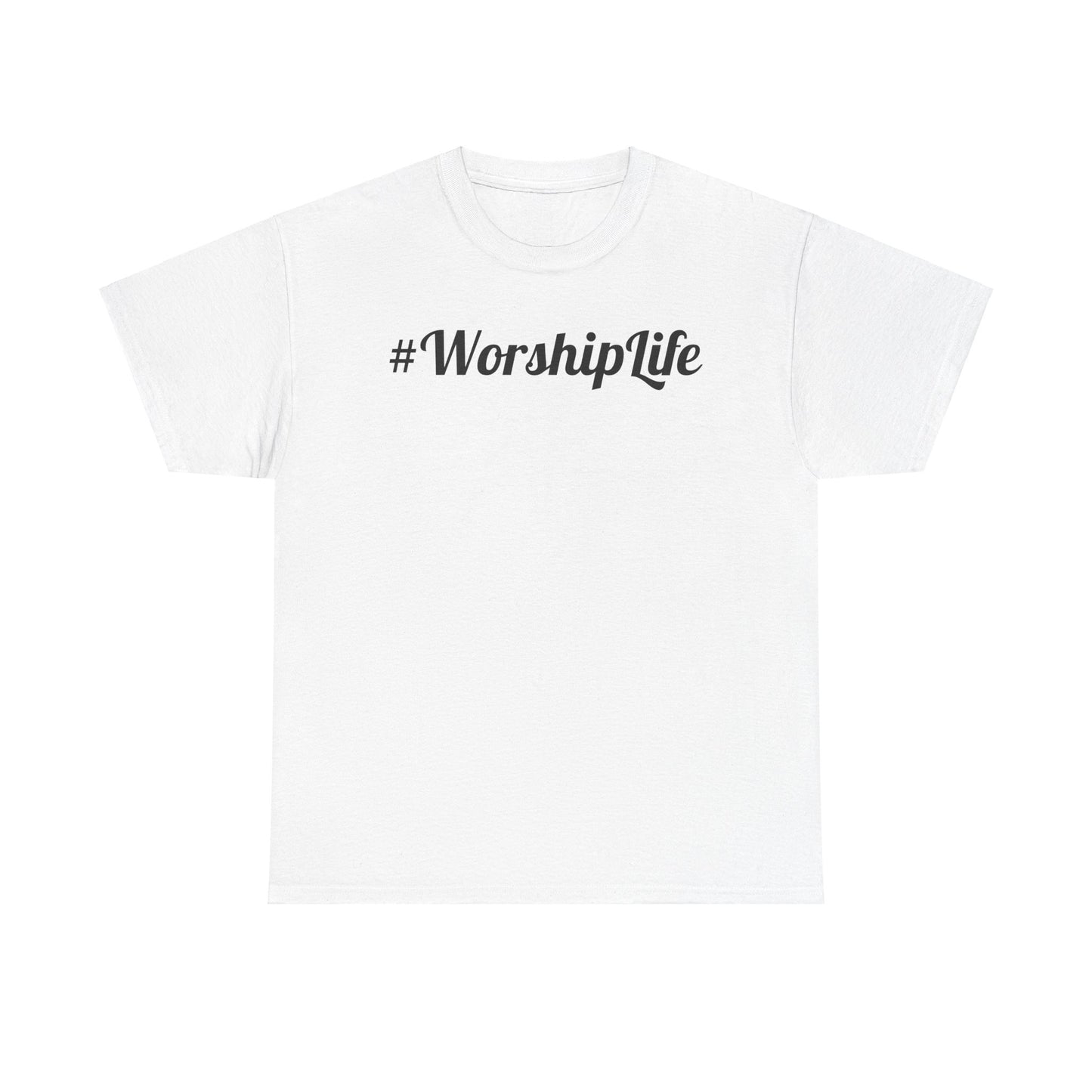 #WorshipLife Version 1 Unisex Heavy Cotton Tee