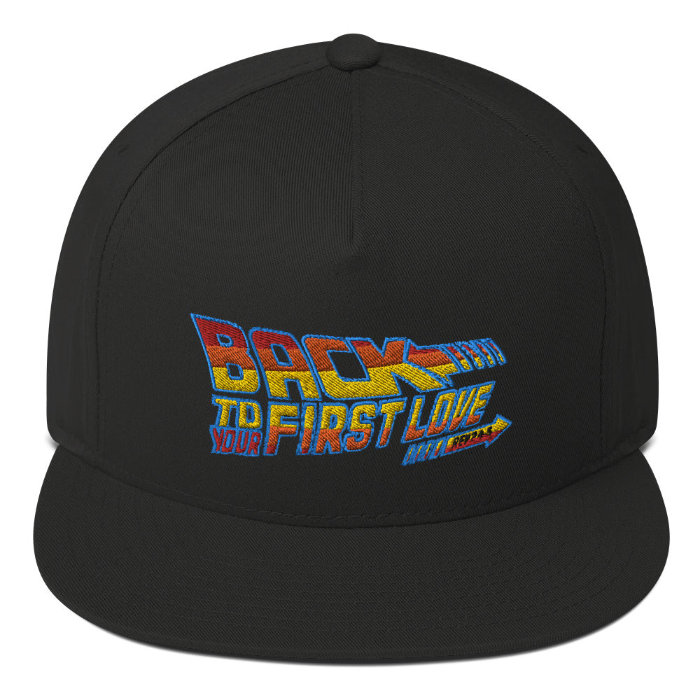 Back To Your First Love Flat Bill Cap