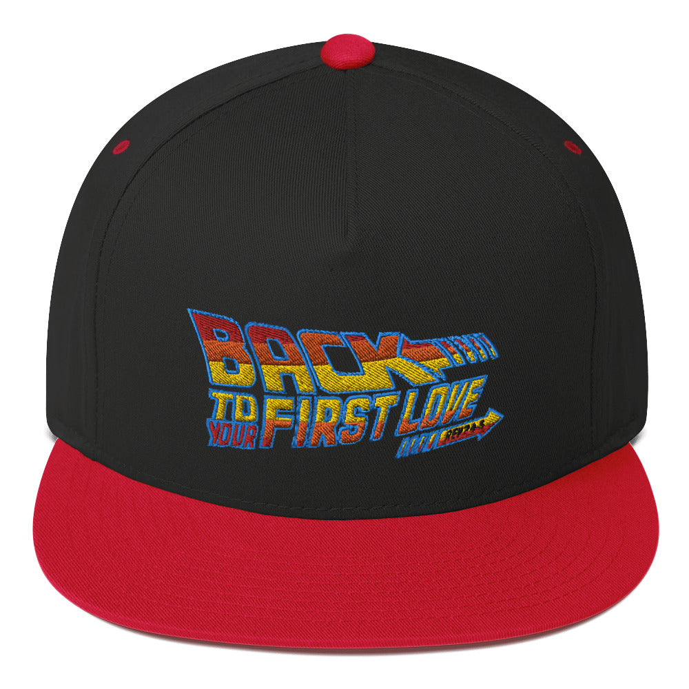 Back To Your First Love Flat Bill Cap