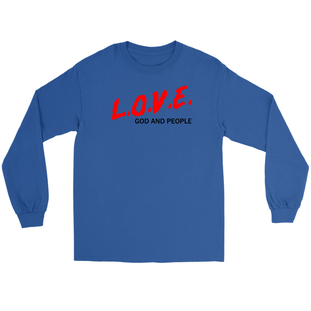 L.O.V.E. God And People Men's T-Shirt Part 1