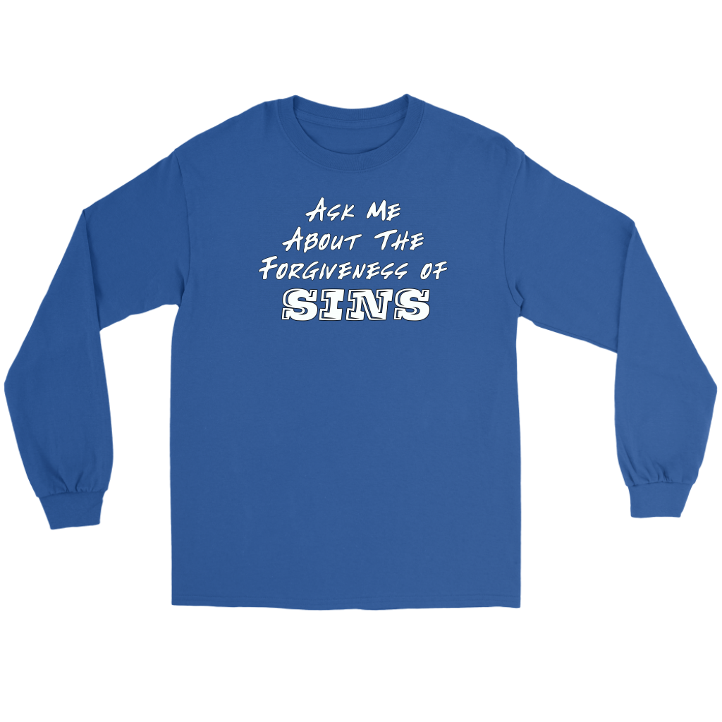 Ask Me About The Forgiveness of Sins Men's T-Shirt Part 2