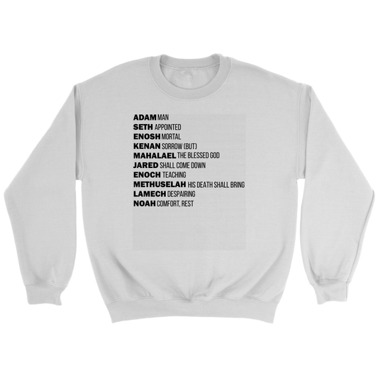 God's Plan From The Beginning Crewneck Part 1