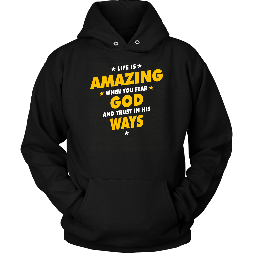 Life Is Amazing When You Fear God Unisex Hoodie Part 2