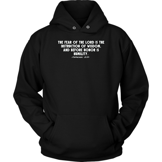 Proverbs 15:33 Unisex Hoodie Part 2