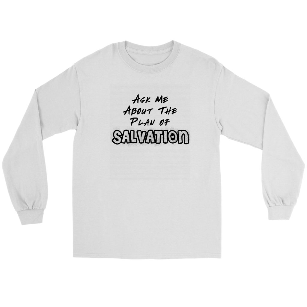 Ask Me About The Plan of Salvation Men's T-Shirt Part 1