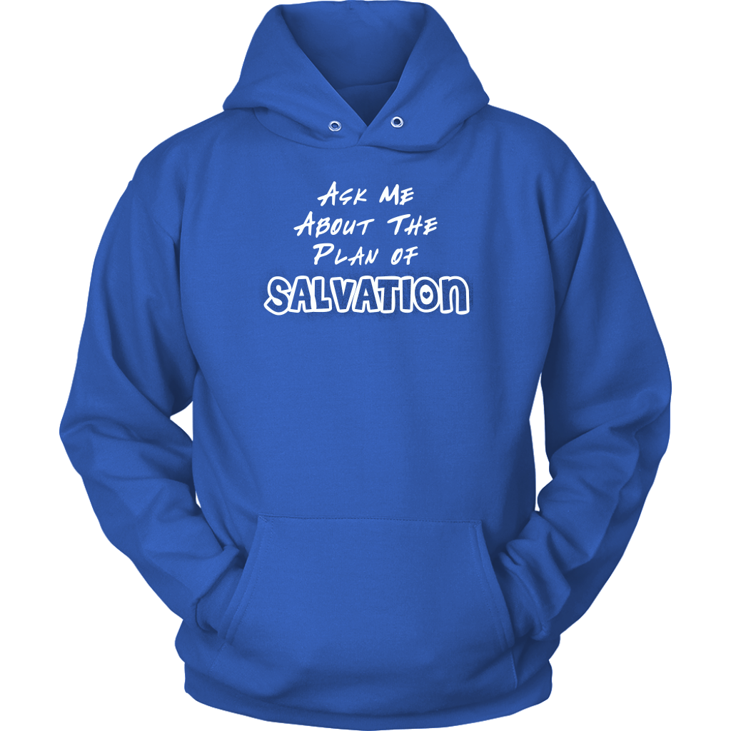 Ask Me About The Plan of Salvation Unisex Hoodie Part 2