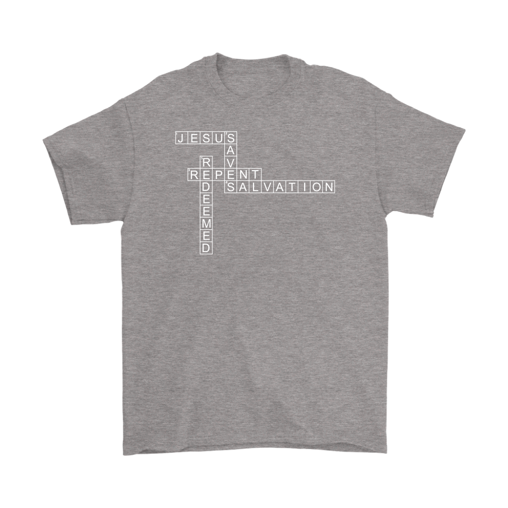 Jesus Crossword Puzzle Men's T-Shirt Part 2