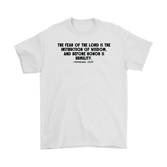 Proverbs 15:33 Men's T-Shirt Part 1