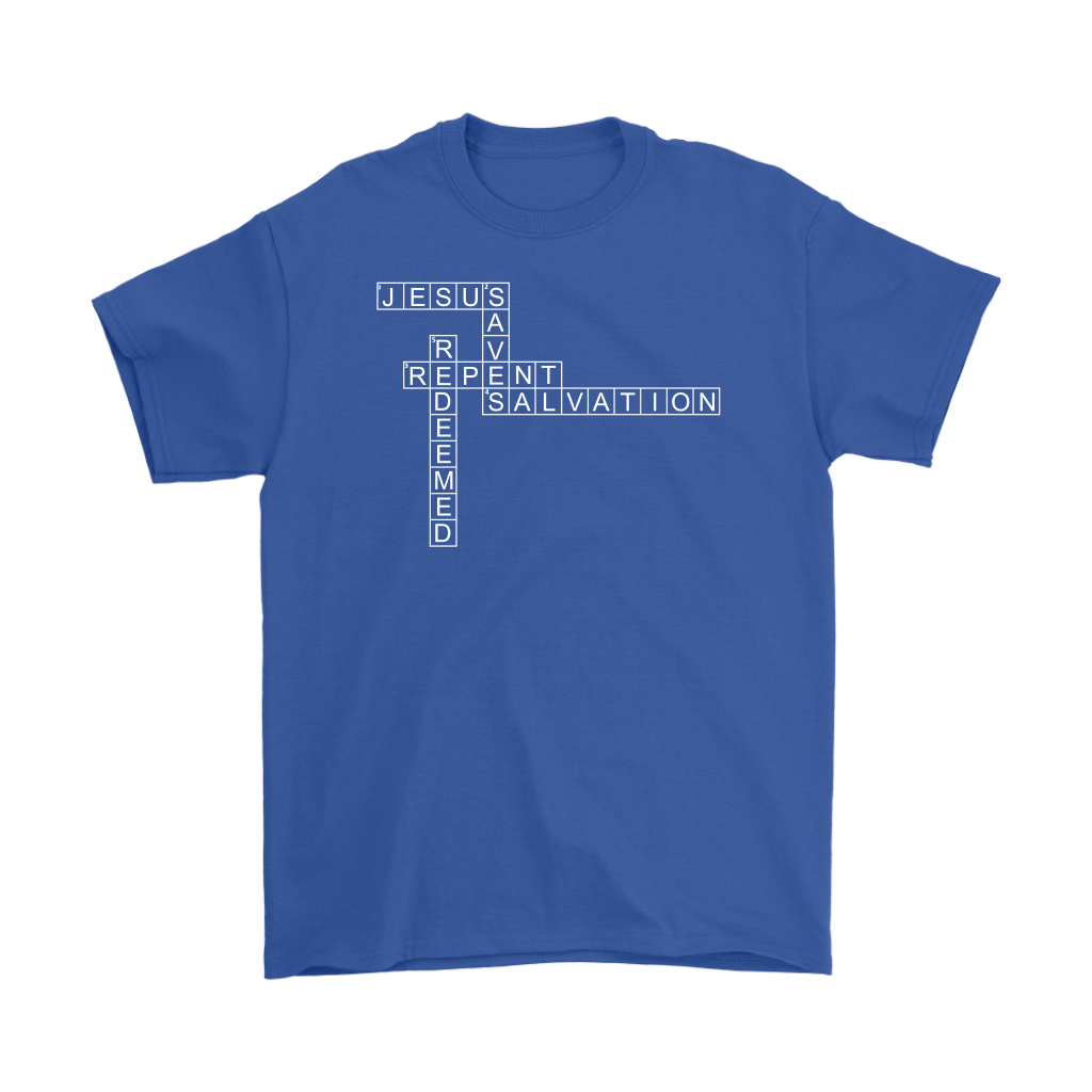 Jesus Crossword Puzzle Men's T-Shirt Part 2