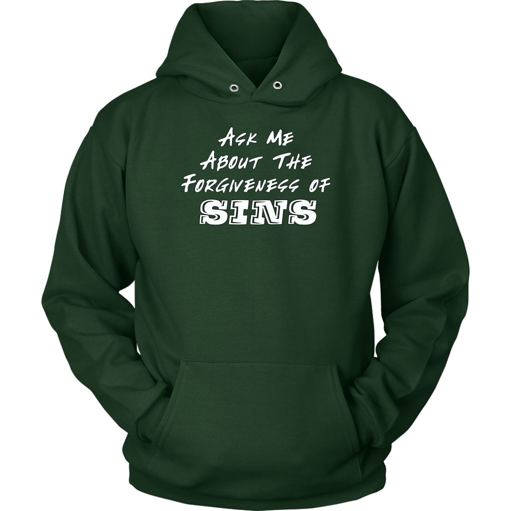 Ask Me About The Forgiveness of Sins Unisex Hoodie Part 2