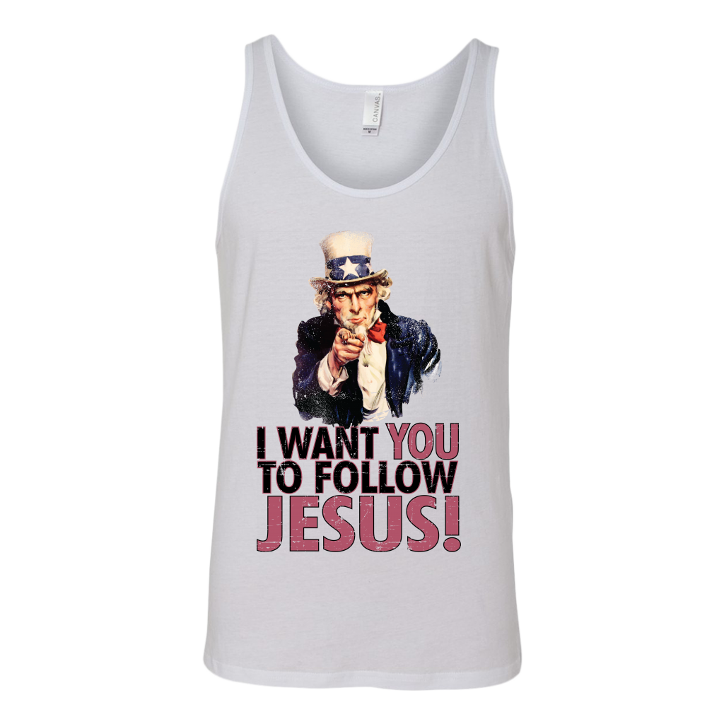 I Want You To Follow Jesus Unisex Tank