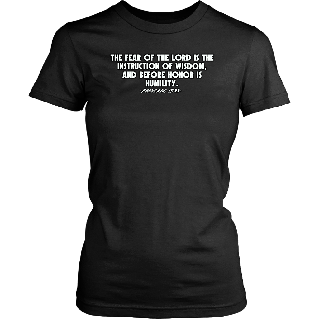 Proverbs 15:33 Women's T-Shirt Part 2