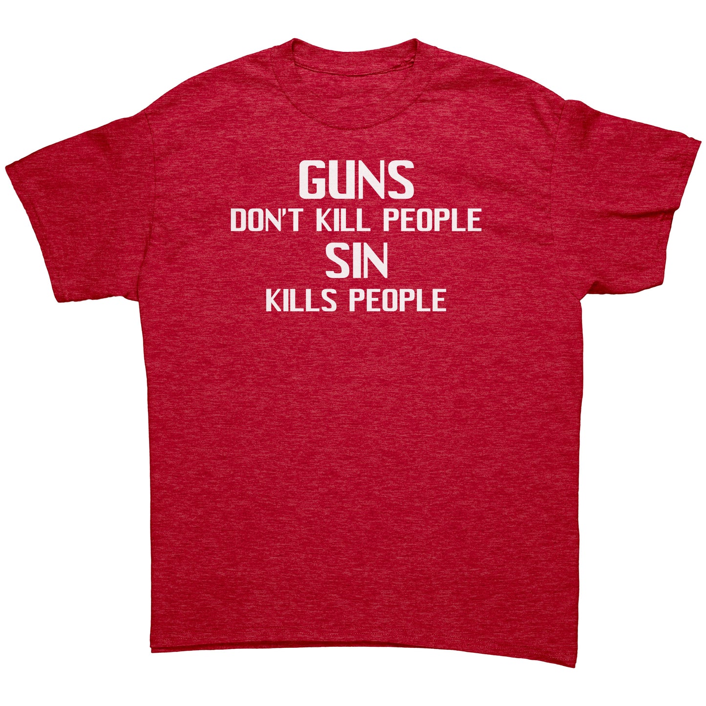 Gun's Don't Kill People, Sin Kills People Men's T-Shirt 2