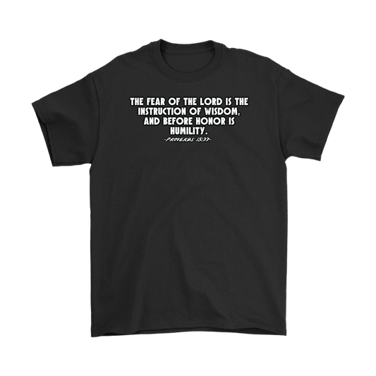 Proverbs 15:33 Men's T-Shirt Part 2