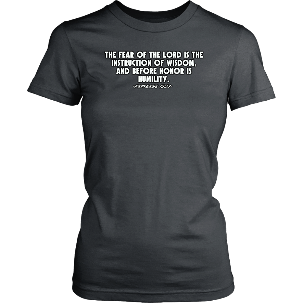 Proverbs 15:33 Women's T-Shirt Part 2