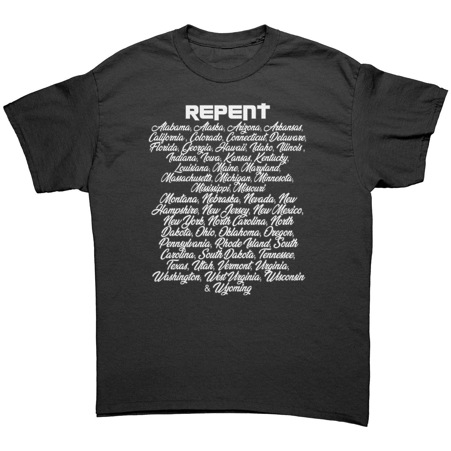 Repent America Men's T-Shirt Part 1