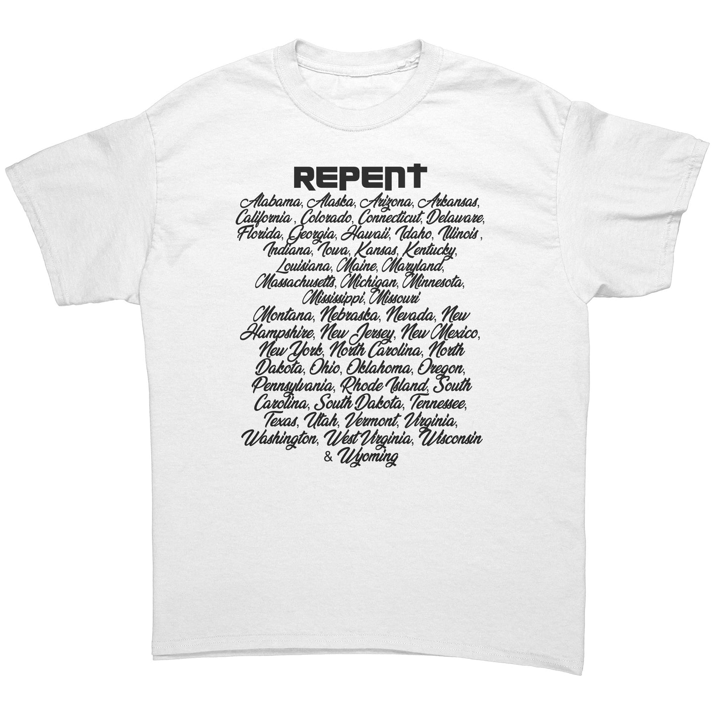 Repent America Men's T-Shirt Part 2