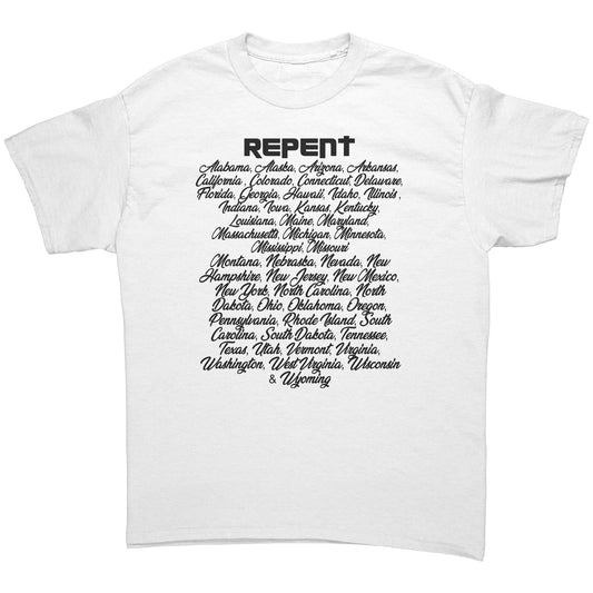Repent America Men's T-Shirt Part 2