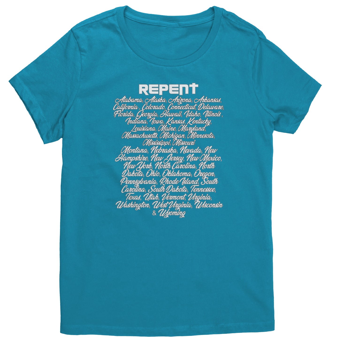 Repent America Women's T-Shirt Part 1