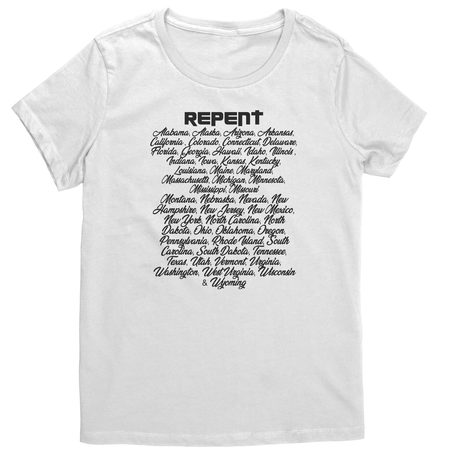 Repent America Women's T-Shirt Part 2