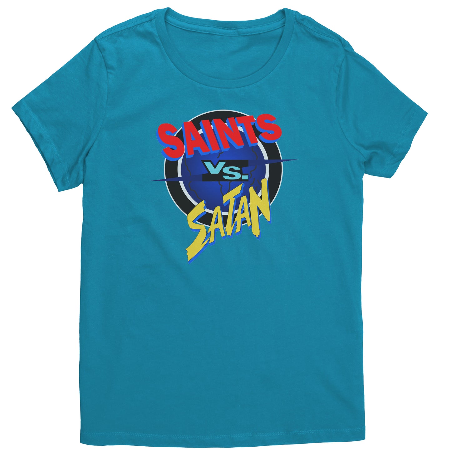 Saints vs Satan Women's T-Shirt