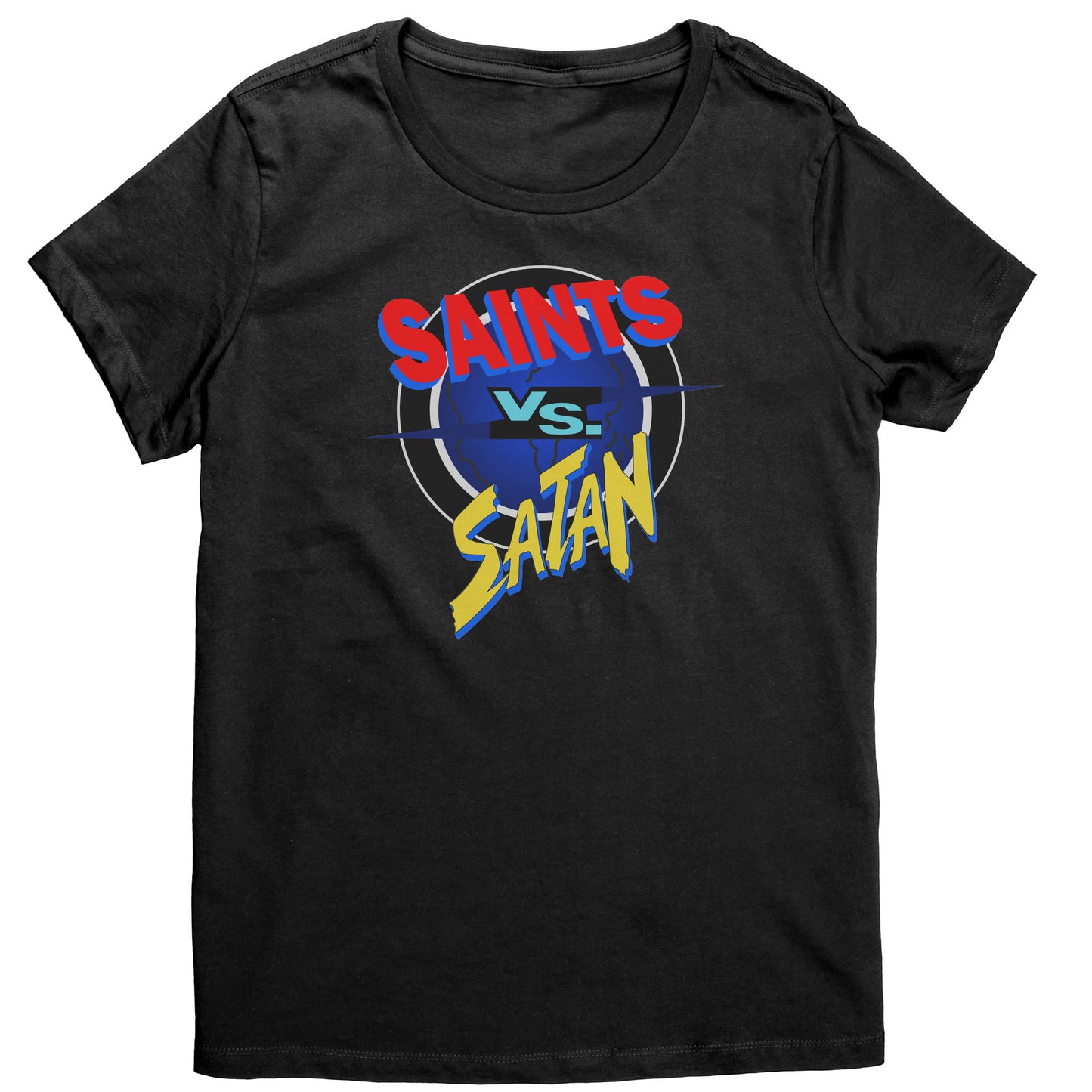 Saints vs Satan Women's T-Shirt