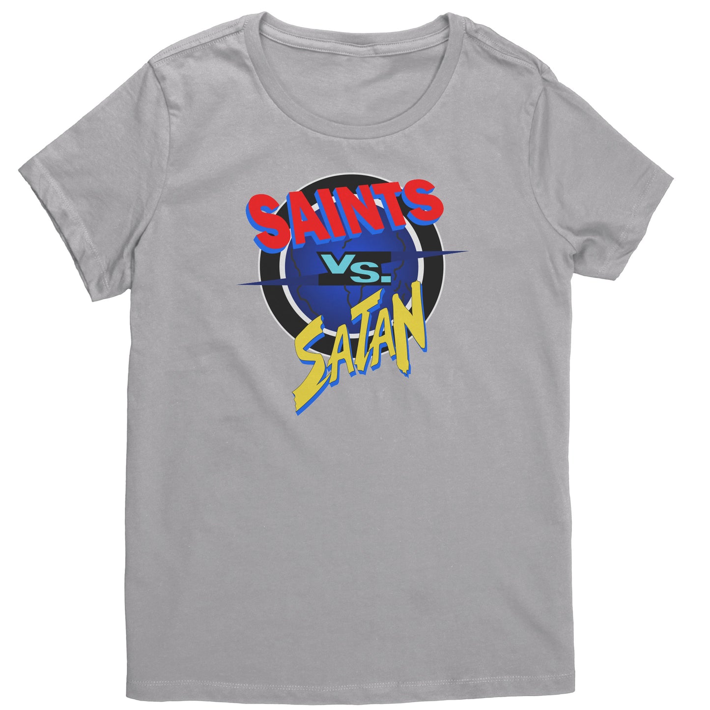 Saints vs Satan Women's T-Shirt