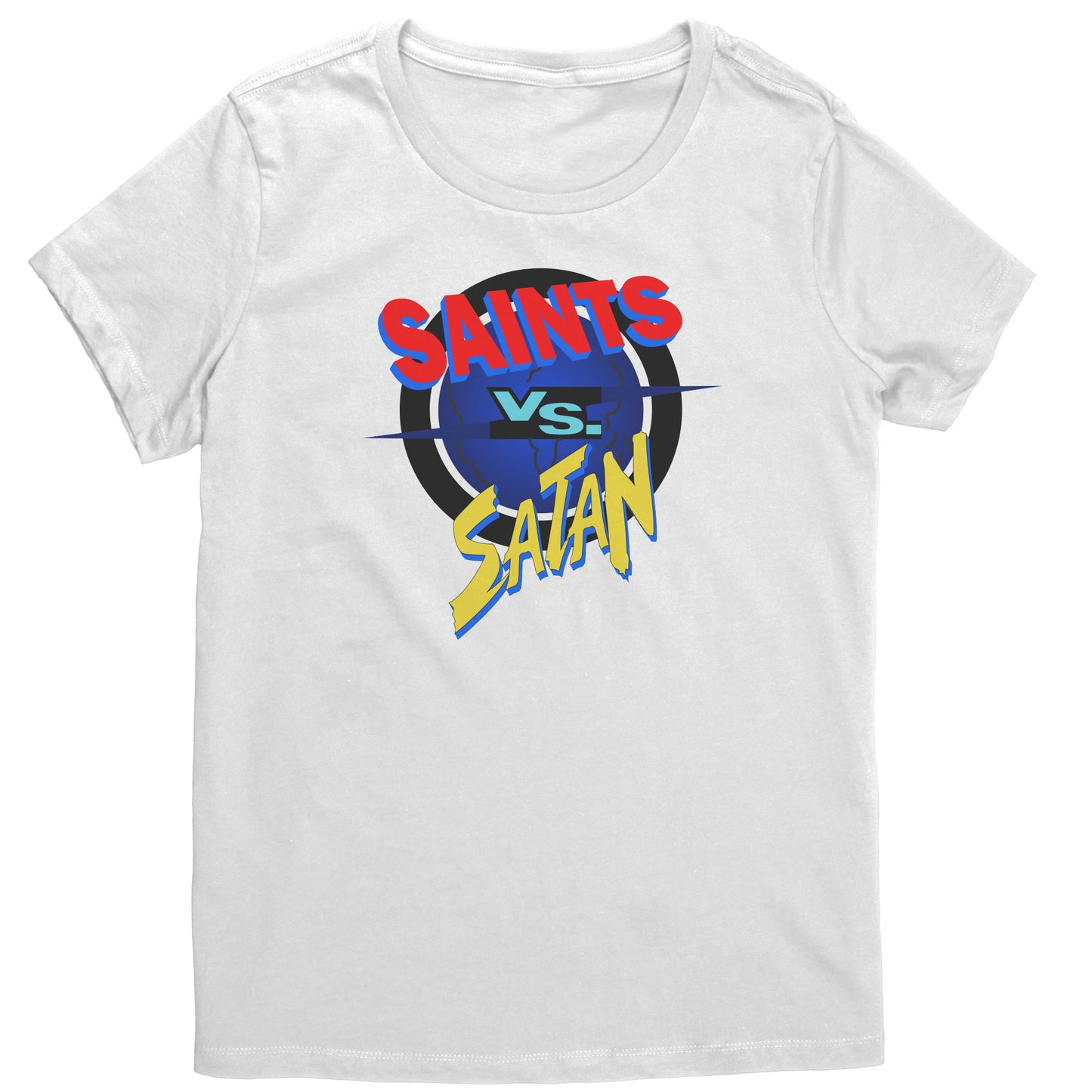 Saints vs Satan Women's T-Shirt