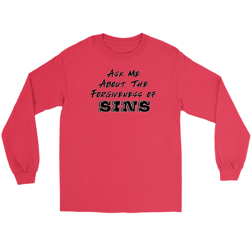 Ask Me About The Forgiveness of Sins Men's T-Shirt Part 1