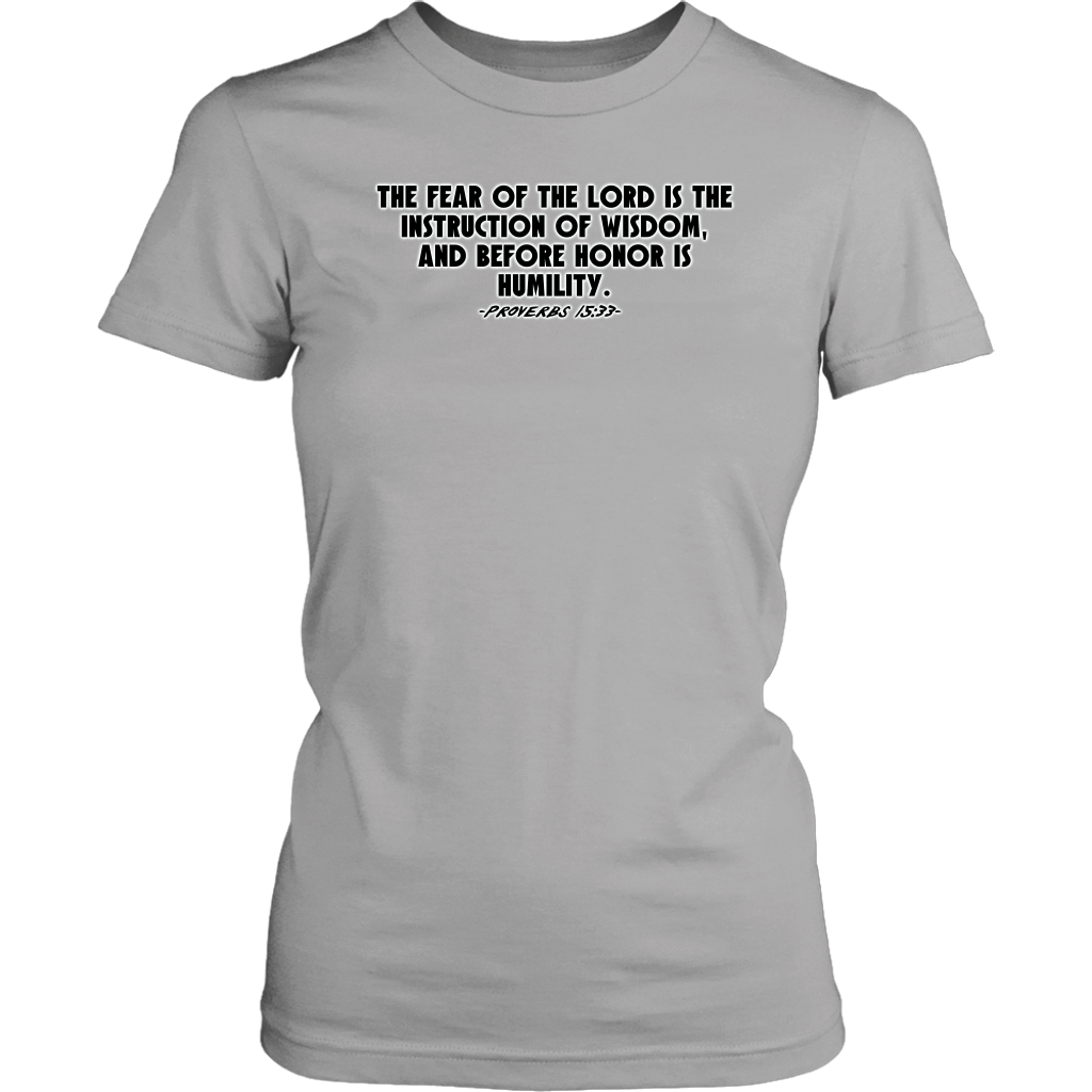 Proverbs 15:33 Women's T-Shirt Part 1