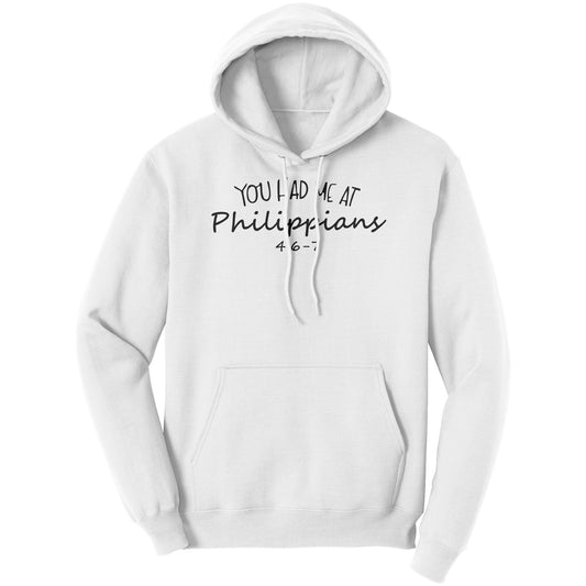 You Had Me At Philippians 4:6-7 Hoodie Part 1