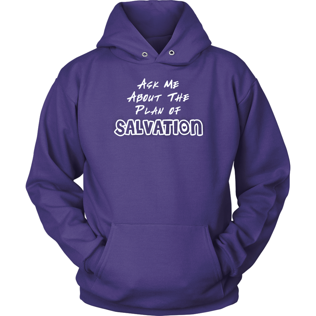 Ask Me About The Plan of Salvation Unisex Hoodie Part 2