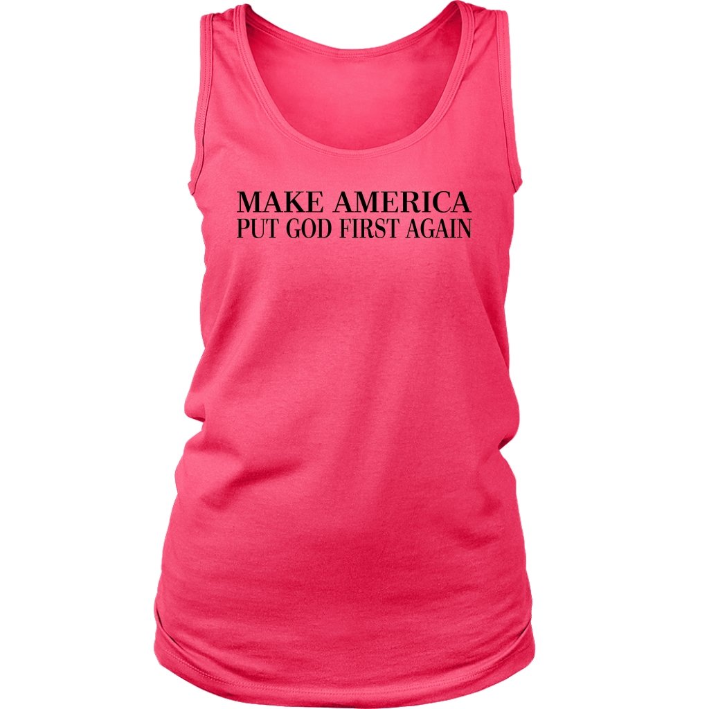 Make America Put God First Again Men's and Women's Tank Part 1