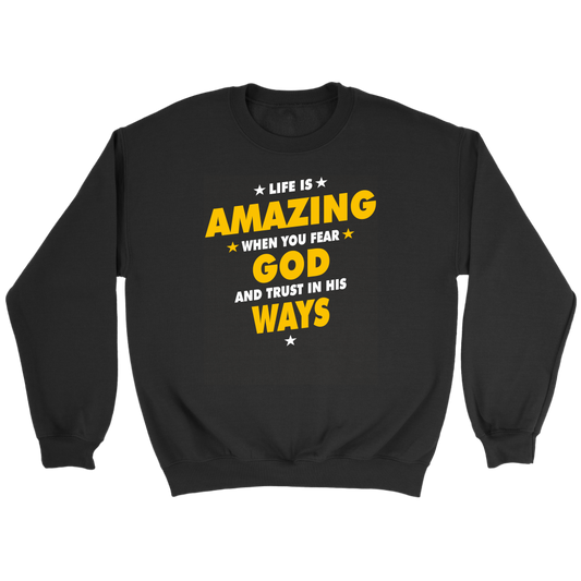 Life Is Amazing When You Fear God Crewneck Part 2