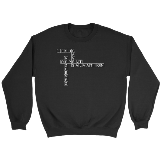 Jesus Crossword Puzzle Crewneck Pt 2